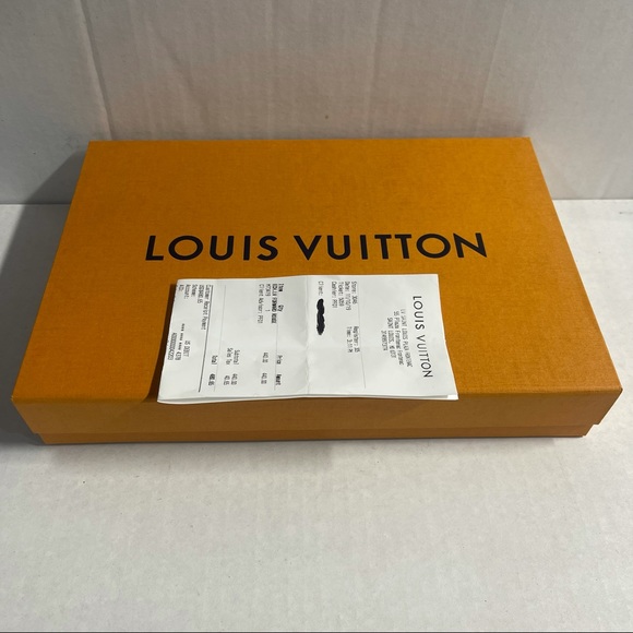 Louis Vuitton LV Scarf W/Receipt🧣🧾Red X Navy Blue X Grey (OPEN BOX NEVER WORN) - Picture 3 of 16